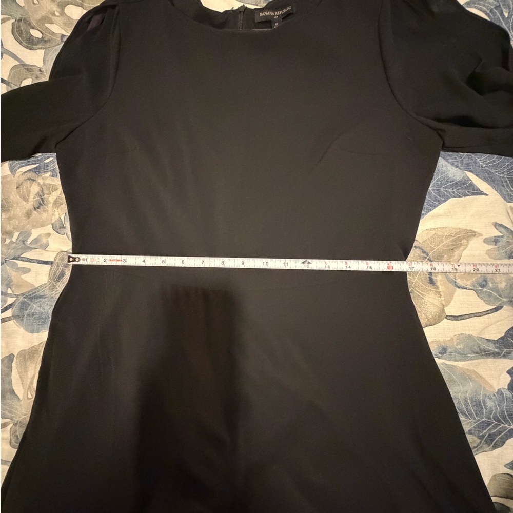 *EUC* Banana Republic Black A-Line Dress - Picture 5 of 8